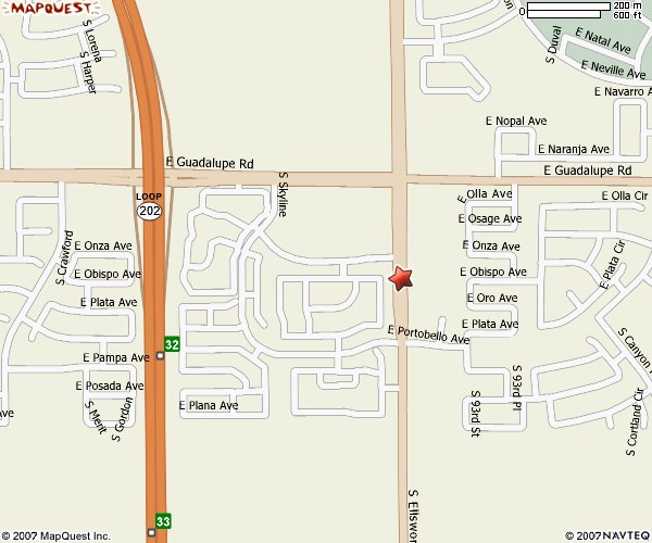 Tempe Map